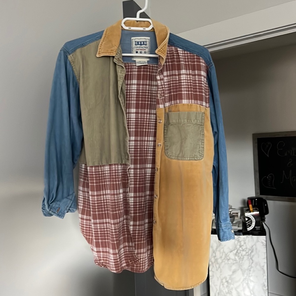 Vintage Patchwork Flannel